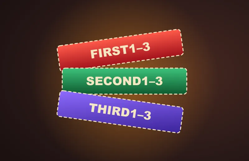 Trzy kupony FIRST, SECOND, THIRD – kody bonusowe Hotline kasyno